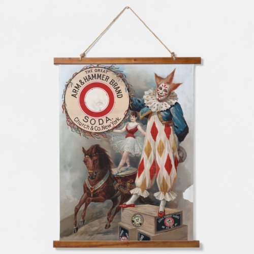 Vintage Advertisement For Arm  Hammer Soda Hanging Tapestry