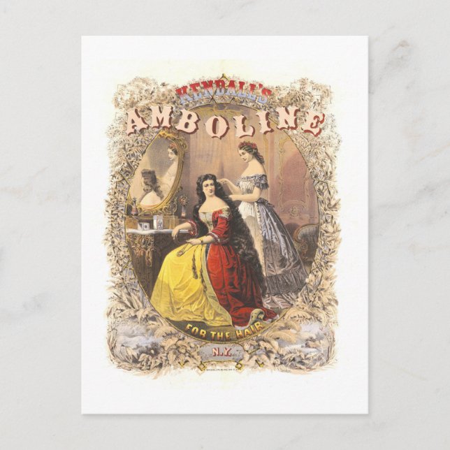 Vintage Advertisement for Kendall's Amboline Postcard (Front)