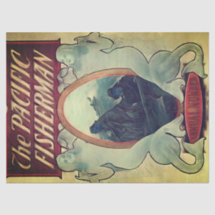 Vintage Advertisement Tissue Paper