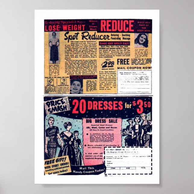Vintage Advertisements Poster (Front)