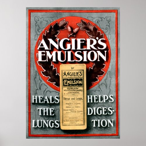 Vintage Advertising Angiers Emulsion Poster