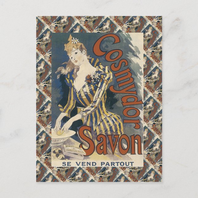 Vintage advertising, Cosmydor Savon Postcard (Front)