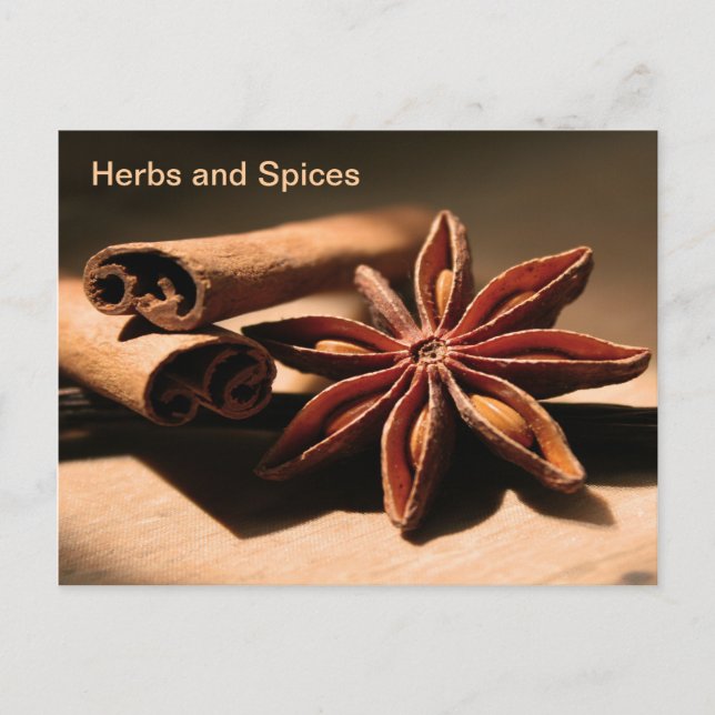 Vintage  Advertising, Herbs and Spices Postcard (Front)