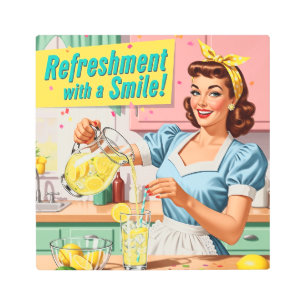 Vintage Advertising Poster for Lemonade, 1960s by