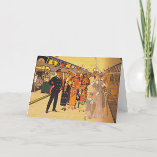 Vintage Advertising Poster For London Underground Card