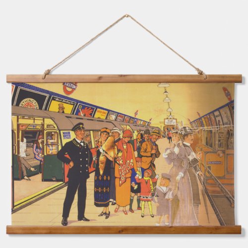 Vintage Advertising Poster For London Underground Hanging Tapestry