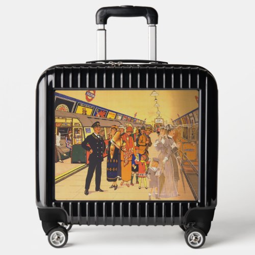 Vintage Advertising Poster For London Underground Luggage