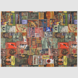 Vintage Advertising Tissue Paper