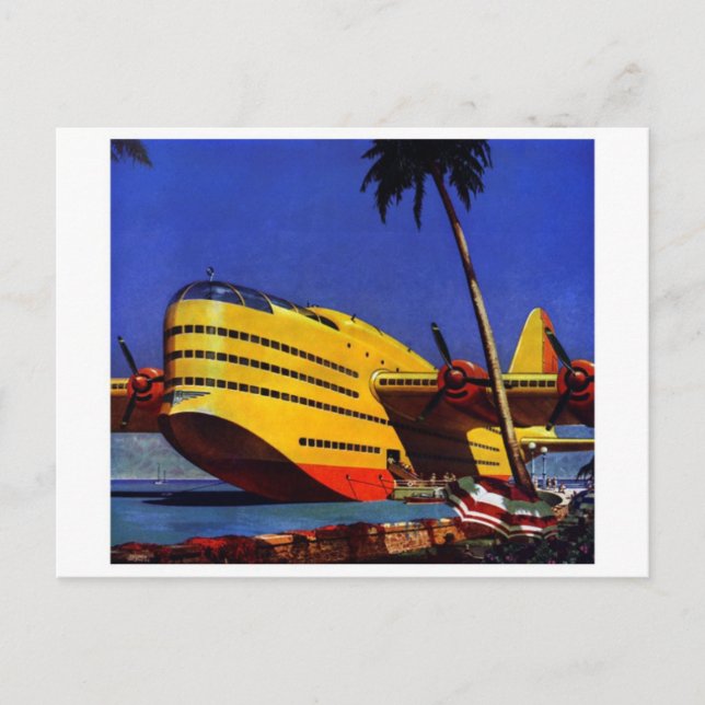 Vintage Aero Postcard (Front)