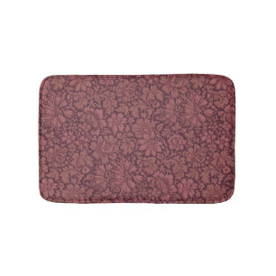 Vintage Aesthetic All Over Floral Print Bath Mat