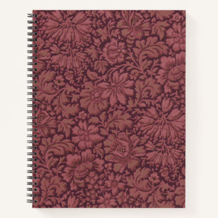 Vintage Aesthetic All Over Floral Print Notebook