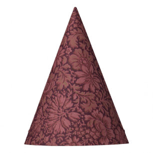 Vintage Aesthetic All Over Floral Print Party Hat