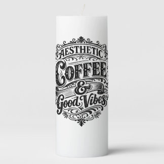 Vintage Aesthetic Coffee Quote Candle | Coffee Lov