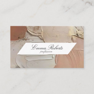 Vintage aesthetic minimalist business card