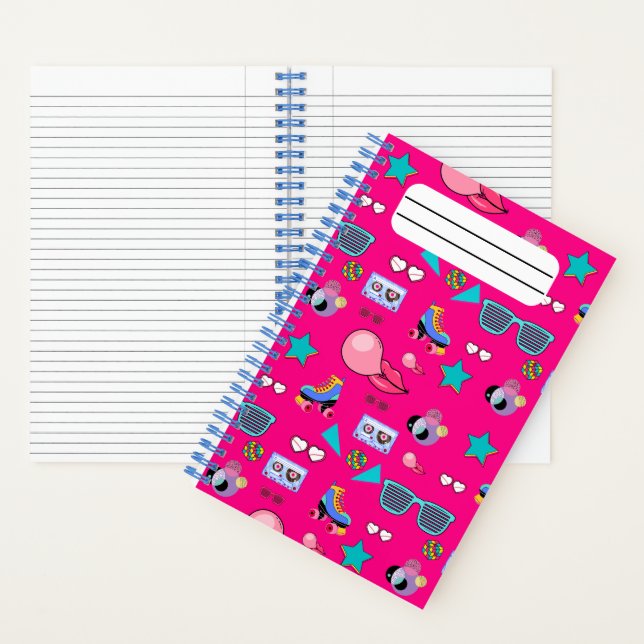 Vintage Aesthetic Pop Culture Design Notebook (Inside)