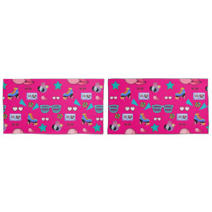 Vintage Aesthetic Pop Culture Design Pillow Case
