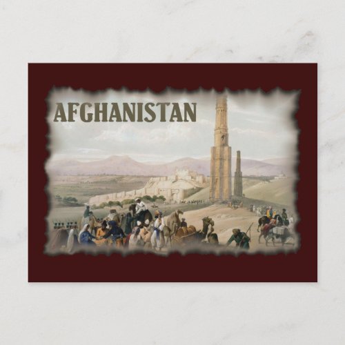 Vintage Afghanistan Postcard