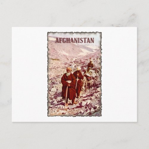 Vintage Afghanistan Postcard