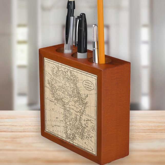 Vintage Africa Map Desk Organizer (Creator Uploaded)