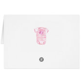 Vintage African American Baby Shower Mommy Advice (Back Horizontal)