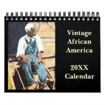 Vintage African American Calendar