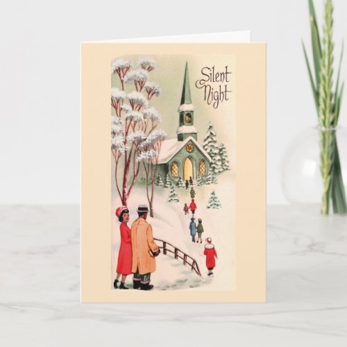 Vintage African American Christmas Card