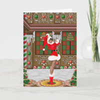 Vintage African American Christmas Card