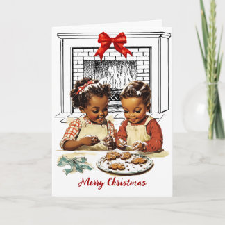Vintage African American christmas card