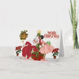 Vintage African American Christmas Card