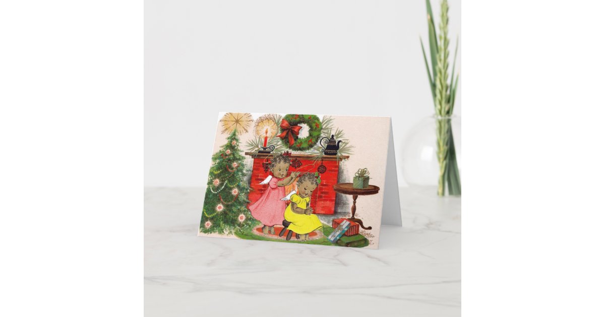 Vintage African American Christmas Card | Zazzle.com
