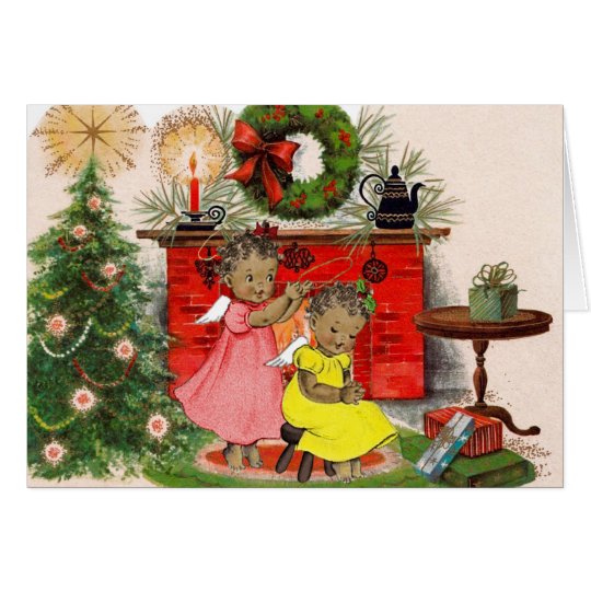 Vintage African American Christmas Card | Zazzle.com