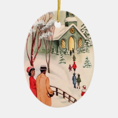 Vintage African American Christmas Ornament