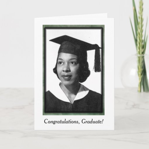 Vintage African American Graduation Card Zazzle