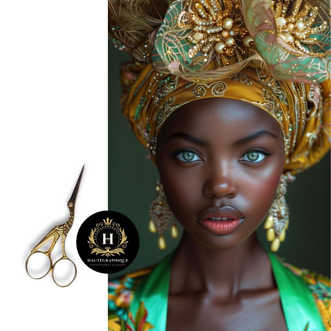 Vintage African American Woman Decoupage  Tissue Paper (Creator Uploaded)