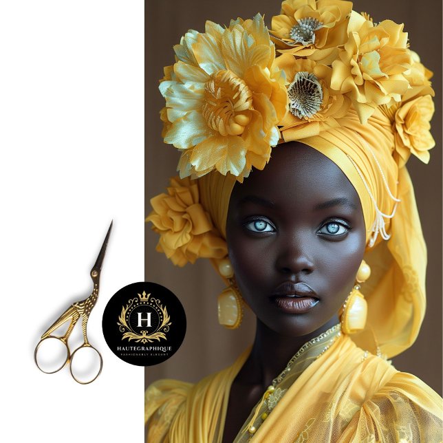 Vintage African American Woman Decoupage  Tissue Paper (Creator Uploaded)