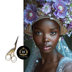 Vintage African American Woman Decoupage Tissue Paper