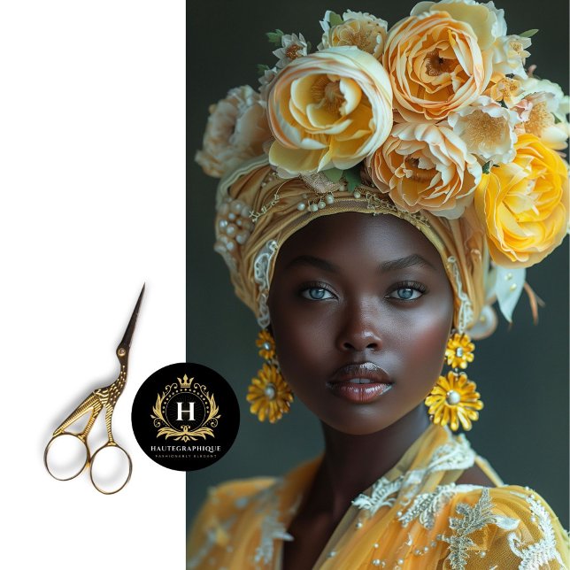 Vintage African American Woman Decoupage  Tissue Paper (Creator Uploaded)