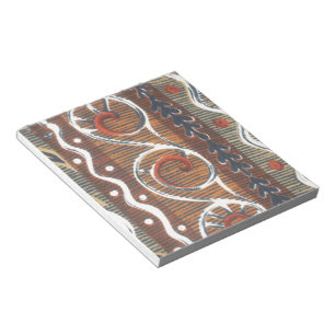 Vintage African Motif Art Print Notepad