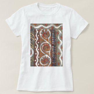 Vintage African Motif Art Print T-Shirt