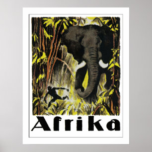 Vintage Afrika Poster