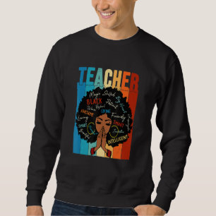 Vintage Afro Black History Month African American  Sweatshirt