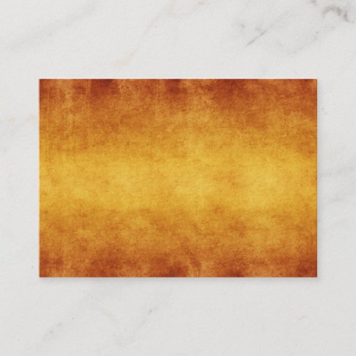 Customizable Vintage Aged Amber Burnt Umber Parchment Paper Business Cards