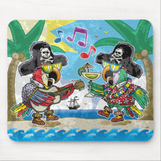 Vintage, Aged, Colorful Parrots Mouse Pad!! Pad