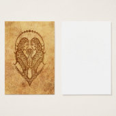 Vintage Aged Gemini Zodiac (Front & Back)