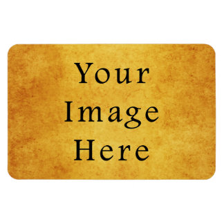 Vintage Aged Harvest Gold Parchment Paper Blank Magnet