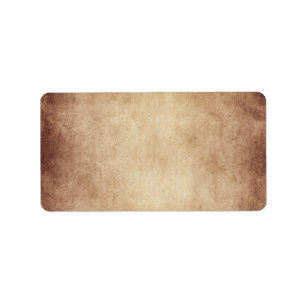 Vintage Aged Parchment Paper Template Blank Label