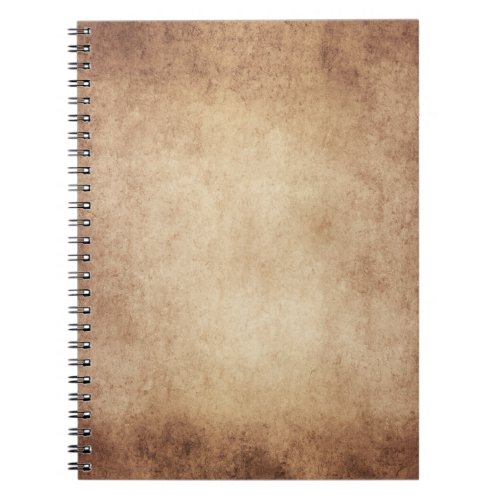 Vintage Aged Parchment Paper Template Blank Notebook