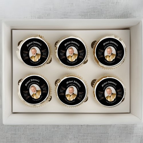 Vintage Aged to Perfection 50th Birthday Party Edible Frosting Rounds