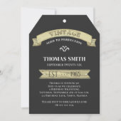 Vintage Aged to Perfection Modern Trendy Birthday Invitation (Front)
