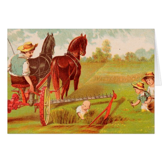 Vintage : agriculture advertising - card